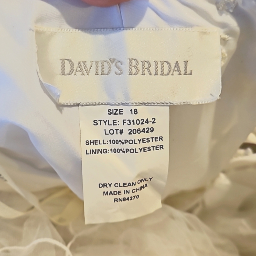 David's bridal wedding gown
